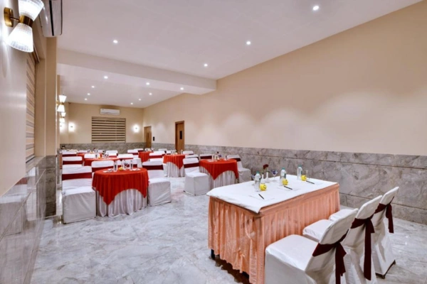 Banquet hall at Hotel Click Bhuj