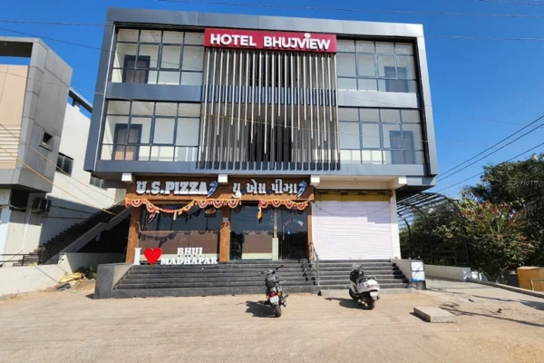 Hotel exterior front building view Hotel Bhuj View